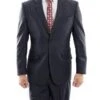 Arezzo Collection - 100% Wool Suit Modern Fit Italian Style 2 Piece In Navy -Alberto Nardoni Shop MW246 03