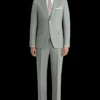 Men Suit Sage Light Green