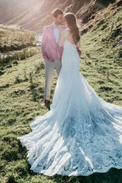 Velvet Blazer - Mens Blazer - Dinner Jacket "Venice" Dusty Rose Velvet Dinner Jacket - Separates -Alberto Nardoni Shop Men Blazer Dusty Rose dinner jacket