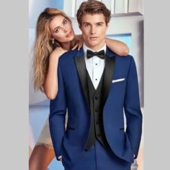 Western Suit - Trajes Para Hombres - Cowboy Formal Attire - Trajes De Novio - Cobalt Blue -Alberto Nardoni Shop Men Cobalt Blue Suit
