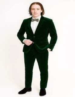 Men’s Emerald Green Velvet Suit – Slim Fit Tuxedo For Weddings, Prom, And Carpet Events -Alberto Nardoni Shop Men sGreenVelvetSuit b77326fc e8b1 4362 86a8 f351f30c437d
