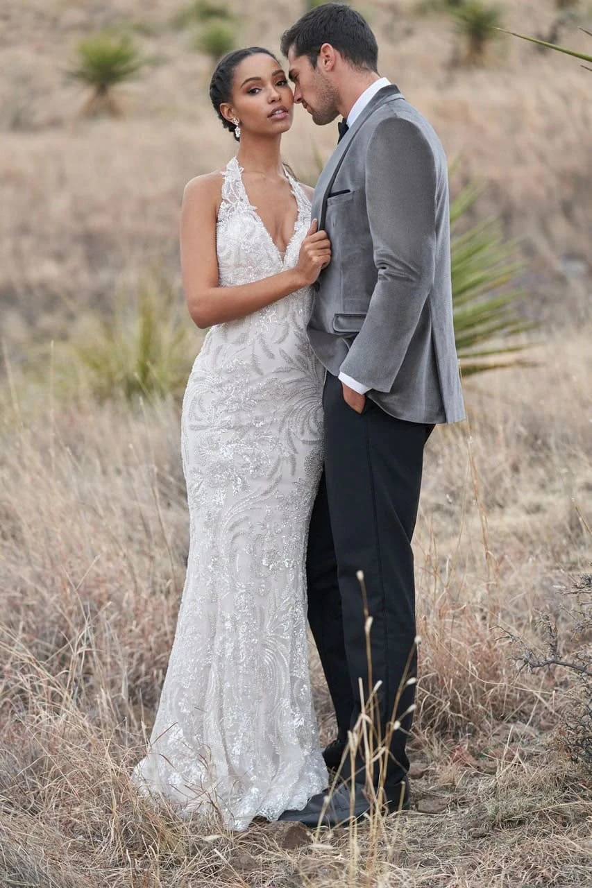 Velvet Blazer - Mens Blazer - Dinner Jacket + "Venice" Silver Grey Velvet Dinner Jacket - Separates 2 Velvet Blazer - Mens Blazer - Dinner Jacket + "Venice" Silver Grey Velvet Dinner Jacket - Separates - Image 2