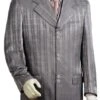 Mens Zoot Suit - Zuit Suit - Gray Suit - WeddingDual Side Vents Zoot Suit -Alberto Nardoni Shop Mens Grey Fashion Suit 8769