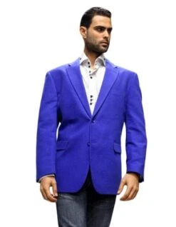 Royal Sport Coat It's One Of A Kind For All Occasion Velvet Fabric Jacket