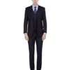 3 Piece Suit - Navy Blue Three Piece Suit - Mens Smart Slim Vested Suit Dark Navy Blue 6 3 Piece Suit - Navy Blue Three Piece Suit - Mens Smart Slim Vested Suit Dark Navy Blue -Alberto Nardoni Shop Mens Smart Slim Vested Suit Dark