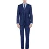 3 Piece Suit - Navy Blue Three Piece Suit - Mens Smart Slim Vested Suit Indigo Blue 11 3 Piece Suit - Navy Blue Three Piece Suit - Mens Smart Slim Vested Suit Indigo Blue -Alberto Nardoni Shop Mens Smart Slim Vested Suit Indi