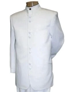 Mens Zoot Suit - Zuit Suit - White Suit - Wedding 5 ButtonZoot Suit