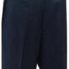Mens Navy Pinstripe Dress Pants - Stripe Slacks