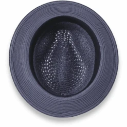 Castor Crushable Straw Hat Fedora In Navy -Alberto Nardoni Shop Navy.3 fcc8d648 8e38 4dfe 8173 ed319b486fe2
