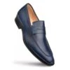 Mezlan Navy Burnished Calfskin Penny Loafer – Classic Elegance In Rich Italian Leather -Alberto Nardoni Shop Navy Burnished 79b90936 737f 466d 86ed 1249108afe9a