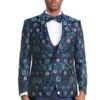 Floral Print Men's Tuxedo With Satin Vest - Navy Prom 2025 & Wedding Suit 2 Floral Print Men's Tuxedo With Satin Vest - Navy Prom 2025 & Wedding Suit -Alberto Nardoni Shop Navy Single breasted Suit 76f2f607 0f72 4dcd ac60 907d3637565c