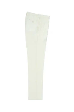 Offwhite Flat Front Wool Dress Pant 2560 By Tiglio Luxe