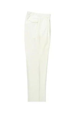 Offwhite Wide Leg Wool Dress Pant 2586/2576 By Tiglio Luxe