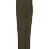 Olive Wide Leg Wool Dress Pant 2586/2576 By Tiglio Luxe