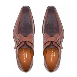 Men's Full Quill Ostrich Leg Monk Strap Brown Shoes By Mezlan – Exotic Leather, Made In Spain -Alberto Nardoni Shop Ostrich Leg Monk9 c e6cc2b85 ef42 49a1 ad03 cda9f6df9964