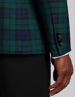 Plaid Dinner Jacket - Green Tartan Sportcoat -Alberto Nardoni Shop Plaid Dinner Jackets Green