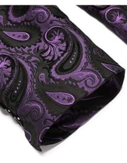 Mardi Gras Purple Tuxedo Dinner Jacket - Purple Paisley Blazer -Alberto Nardoni Shop Purple Tuxedo Dinner Jackets