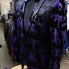 Mardi Gras Suit - Purple And Black Paisley Tuxedo Dinner Jacket + Matching Pants - Slim Fitted