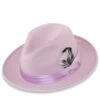 Tapa Crushable Straw Hat Fedora In Purple 2 Tapa Crushable Straw Hat Fedora In Purple -Alberto Nardoni Shop Purple.1
