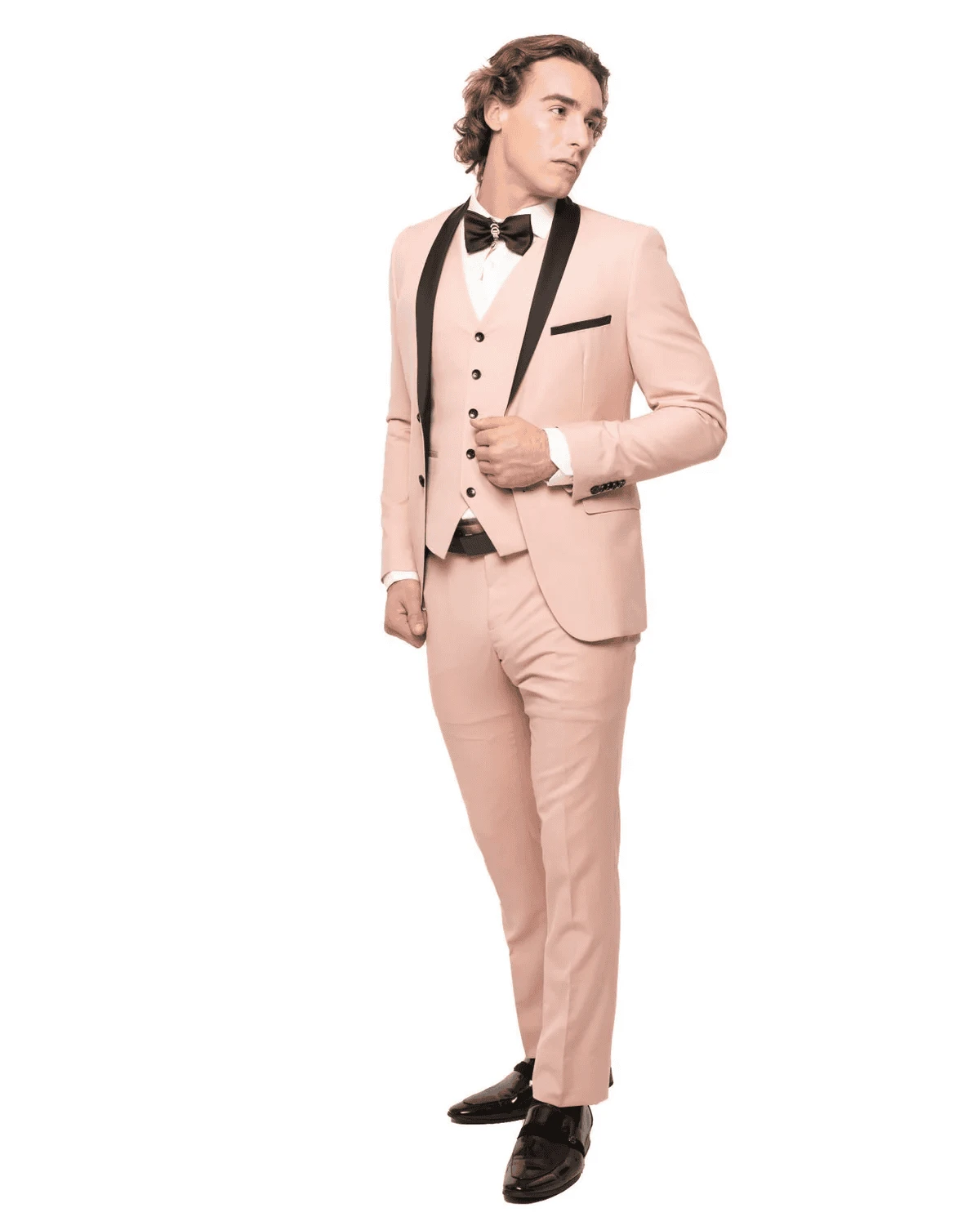 Blush Color Suit For Men - Mauve Suit - Wedding Suit 2 Blush Color Suit For Men - Mauve Suit - Wedding Suit - Image 2