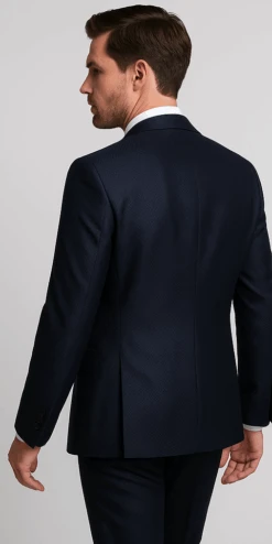 Rossi Man MAX RM1711 Slim Fit 3-Piece Suit – Stylish Navy Formalwear For Men -Alberto Nardoni Shop ROSSI MAN SLIM FIT 3 PIECE SUIT MAX RM1711 1