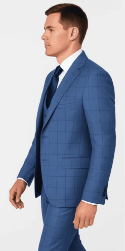 Rossi Man MAX RM1785 Slim Fit 3-Piece Suit – Stylish Formalwear For Men -Alberto Nardoni Shop ROSSI MAN SLIM FIT 3 PIECE SUIT MAX RM1785 2