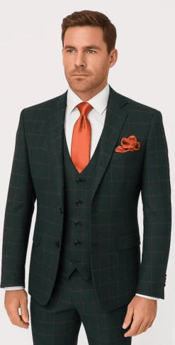 Rossi Man MAX RM1788 Slim Fit 3-Piece Suit – Stylish Formalwear For Men -Alberto Nardoni Shop ROSSI MAN SLIM FIT 3 PIECE SUIT MAX RM1788