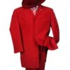 Mens 2PC Classic Long Fashion Zoot Red Suit -Alberto Nardoni Shop Red Single Breasted Suits