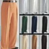 Mens Pleated Dress Pants Mizzani Pleated Super 120'S -Alberto Nardoni Shop Rust Color Wide Leg Pants 5533 2e5e58a8 3730 4f86 9be7 437ebd8e3cad
