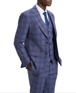 Stacy Adams - Hybrid Fit Plaid 3 Piece Purple Suit -Alberto Nardoni Shop SM166H1 04 6 56816 7721023a 50eb 4a18 a020 6a98d1a7b5ab