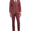 Stacy Adams - 3 Piece Pinstripe Hybrid Fit 1 Button Suit
