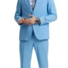 Stacy Adams - Sky Blue 3 Piece Hybrid Fit Suit With Expandable Waist Band -Alberto Nardoni Shop SM255H1 08 SKYBLUE
