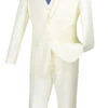 Slim Fit Business Men's Suit 3 Piece 2 Button In Ivory -Alberto Nardoni Shop SV2900 ivory fd37a6dd 86cd 46eb a80c b25001f44eb2