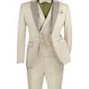 Slim Fit Tuxedo 3 Piece With Matching Bow Tie In Ecru 5 Slim Fit Tuxedo 3 Piece With Matching Bow Tie In Ecru -Alberto Nardoni Shop SV2K 5 ECRU 02 PS JPG WEB d0b2847a 7666 4feb bec9 e0758b6d1a7d