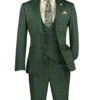 Slim Fit 3 Piece Stretch Fabric Suit In Green -Alberto Nardoni Shop SV2W 8 GREEN 7a3ebfcf 0975 4168 91d1 d1193fcc8846