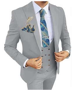 FINNEGAN SINGLE-BREASTED 3 PIECE SLIM FIT LAPEL SUIT(BLAZER+PANTS+VEST) -Alberto Nardoni Shop Screenshot 2025 02 19 025155