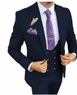 FINNEGAN SINGLE-BREASTED 3 PIECE SLIM FIT LAPEL SUIT(BLAZER+PANTS+VEST) -Alberto Nardoni Shop Screenshot 2025 02 19 025346