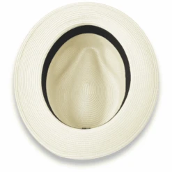 Tapa Crushable Straw Hat Fedora In Tan -Alberto Nardoni Shop Tan.3
