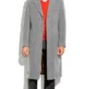 Mens Overcoat -Mens Long Wool Topcoats- Topcoat For Men-Men's Dress Coat Light Gray -Alberto Nardoni Shop Three Button Light Gray Overcoat 1
