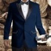 Cheap Tuxedos For Men - Discounted Dark Navy Blue Tuxedos