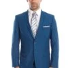 French Blue Men's Slim Fit 2 Button Wedding Suit - Basic Style -Alberto Nardoni Shop VEIgSU9