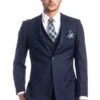 "Indigo Navy Men's Slim Fit Wedding Suit - Two Button Basic Vested"