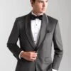 Velvet Blazer - Mens Blazer - Dinner Jacket + "Venice" Silver Grey Velvet Dinner Jacket - Separates