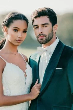 Velvet Blazer - Mens Blazer - Dinner Jacket 'Venice' Emerald Green Velvet Dinner Jacket - Separates -Alberto Nardoni Shop Velvet Blazers Emerald Green Dinner Jacket