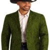 Western Blazer - Saco Vaquero Para Hombre - Paisley Blazer In Olive 7 Western Blazer - Saco Vaquero Para Hombre - Paisley Blazer In Olive -Alberto Nardoni Shop Western Paisley Blazer Olive