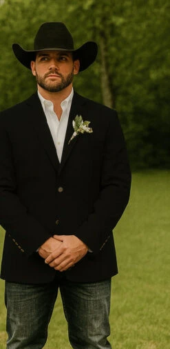 Light Tan Western Blazer - Sand Color 39 Light Tan Western Blazer - Sand Color -Alberto Nardoni Shop Western Blazer 4 1