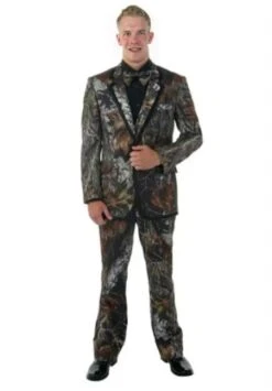 Western Tuxedo - Traje Para Hombre Novio - Cowboy Tuxedo Suit - Green And Brown Mix Pattern