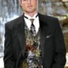 Western Tuxedo - Traje Para Hombre Novio - Cowboy Jacket Suit - Green And Brown Mix Pattern