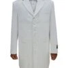 Mens Cheap White Suit Classic Vested Zoot Suit In White -Alberto Nardoni Shop Zoot 100 White