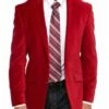 Big And Tall Blazers - Velvet ~ Blazer Jacket Sport Coat Red -Alberto Nardoni Shop big and tall blazers velvet blazer jacket sport coat red